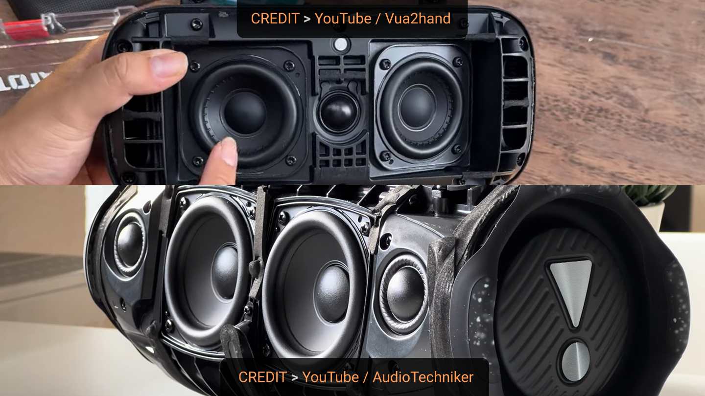 jbl xtreme 4 and bose soundlink max teardown