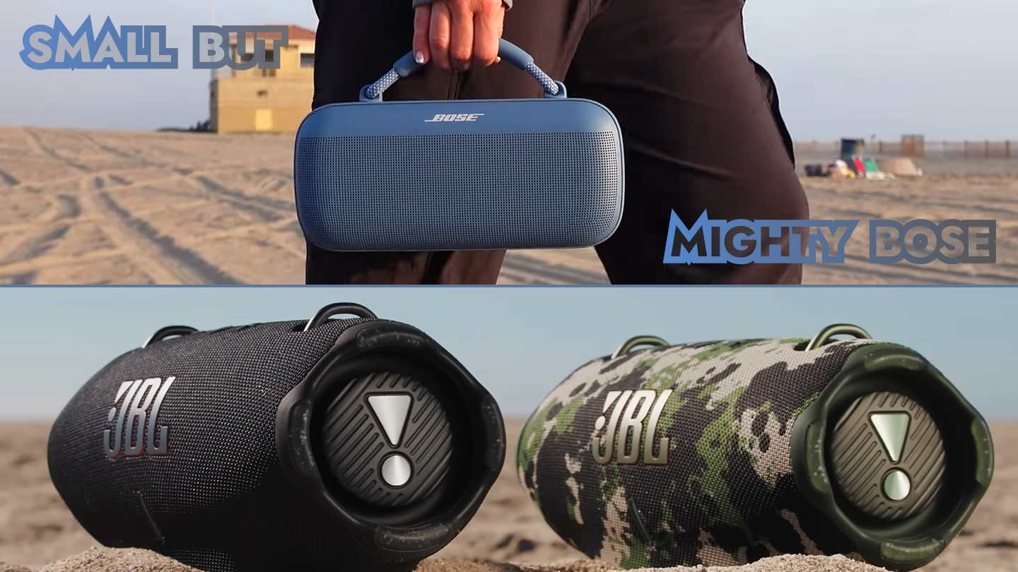 Bose SoundLink Max and JBL Xtreme 4 speaker comparison