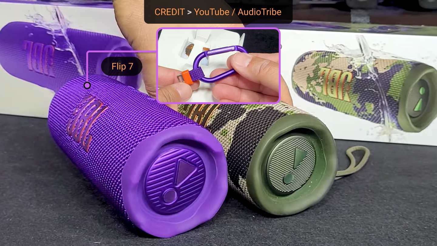 jbl flip 7 and flip 6 design and build