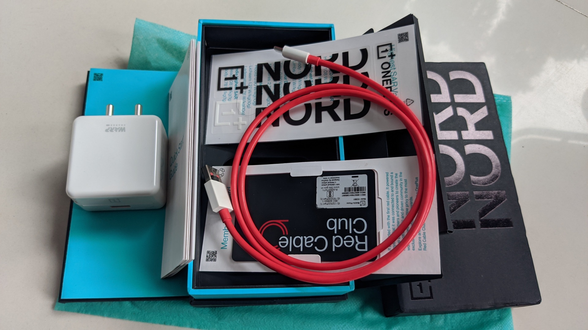 OnePlus Nord package contents