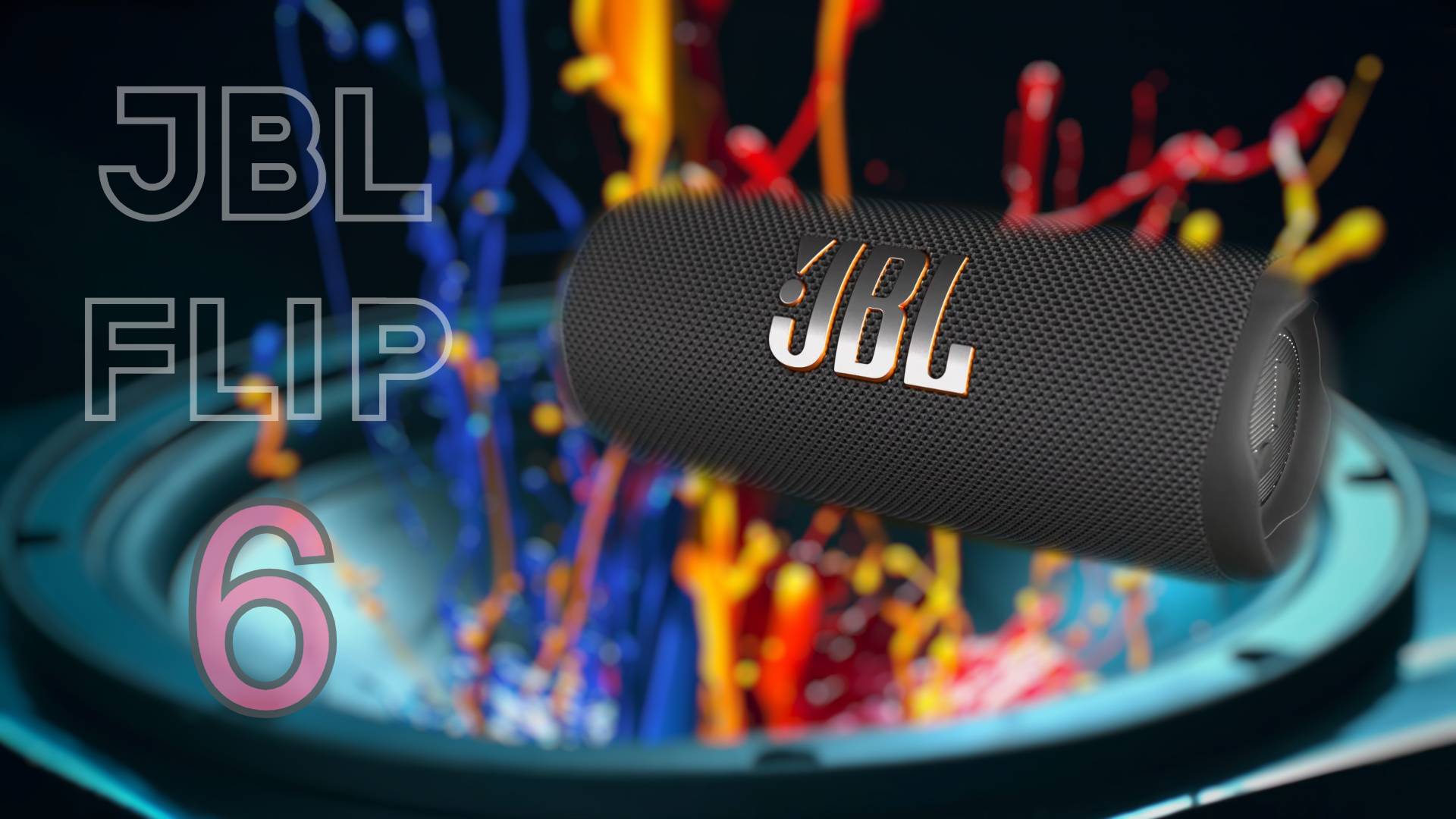 picture of jbl flip 6 bluetooth speaker